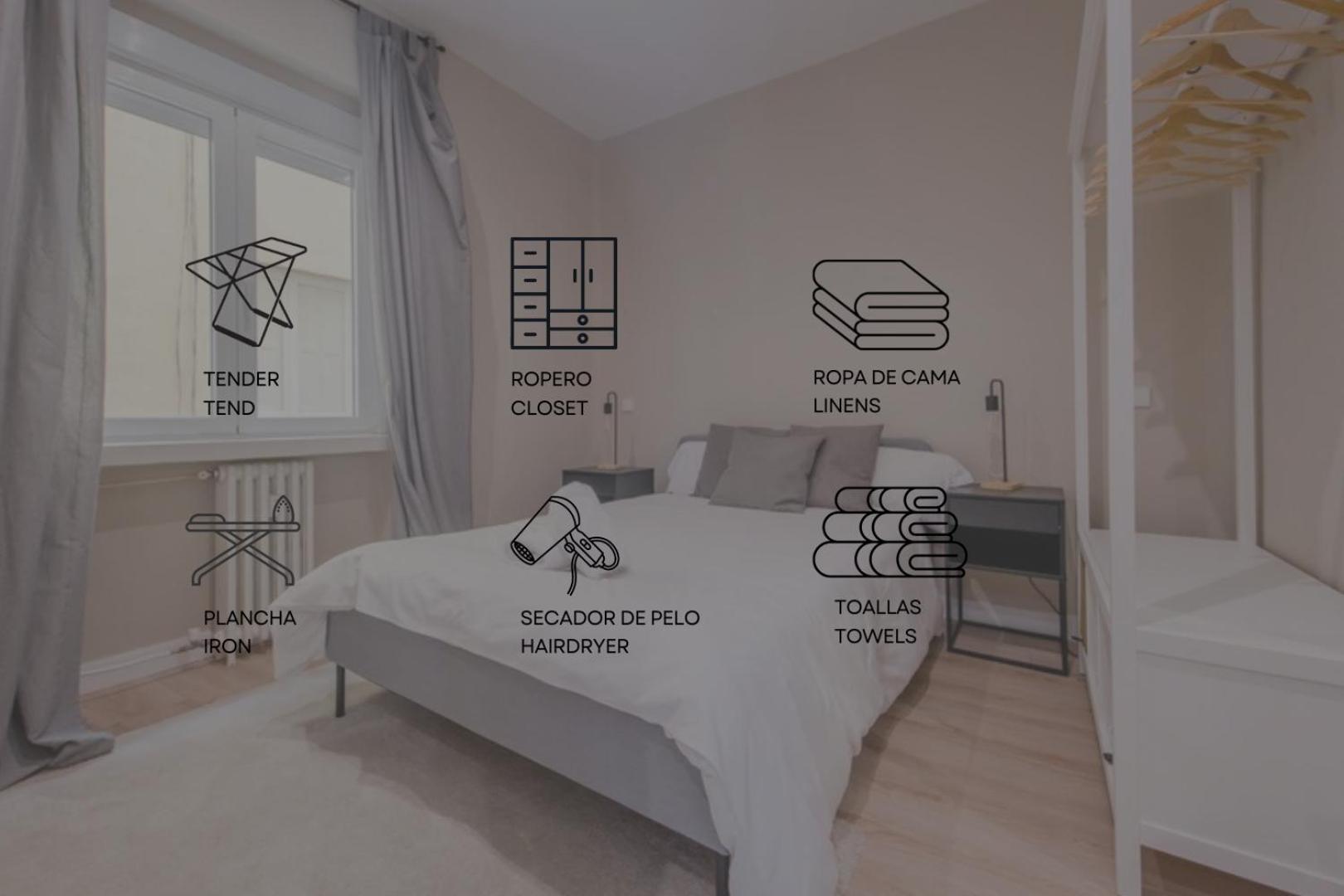 Downtown Apt Para 7Pax La Latina,Centro De مدريد المظهر الخارجي الصورة